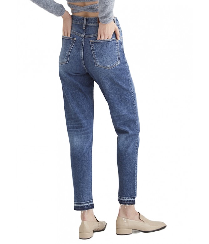 Helena Blue Vintage Straight Denim Jeans