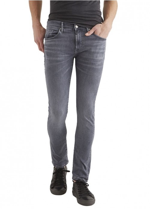 Leo Smoke Grey Slim Fit Wellflex Herren