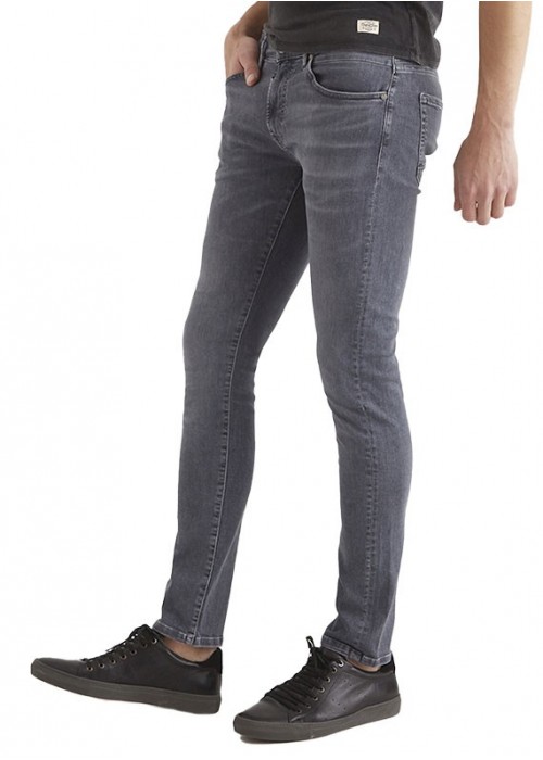 Leo Smoke Grey Slim Fit Wellflex Herren