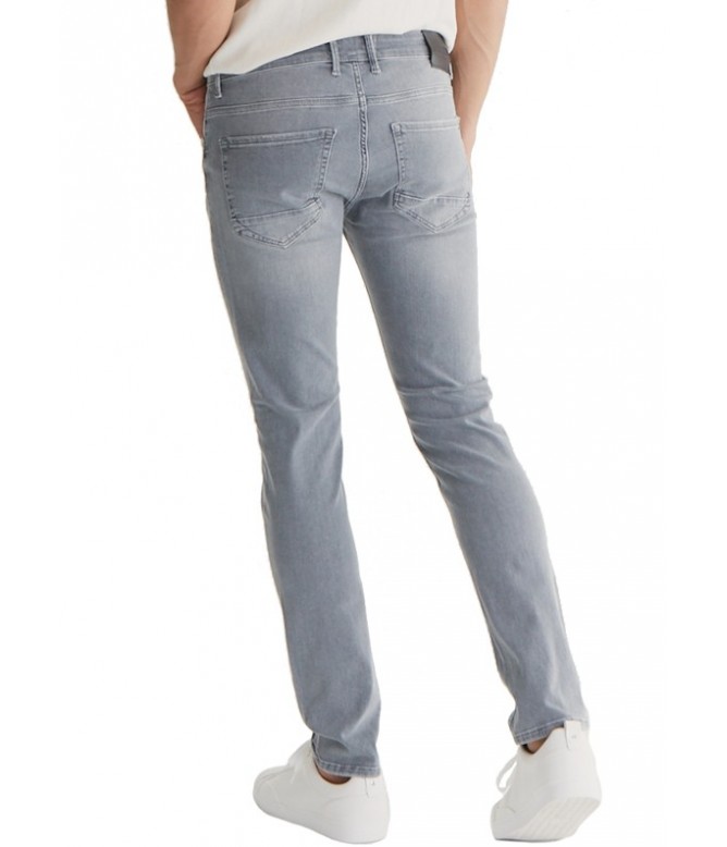 Leo Light Grey Vintage Skinny Jeans Herren