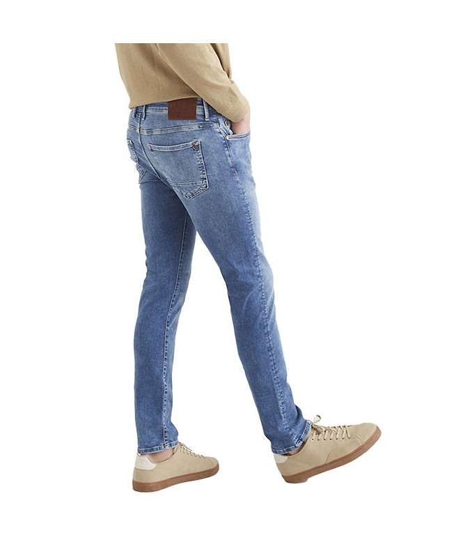 Leo Medium Blue Skinny Jeans Herren