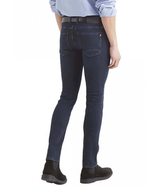 Leo Blue Black Skinny Jeans Herren