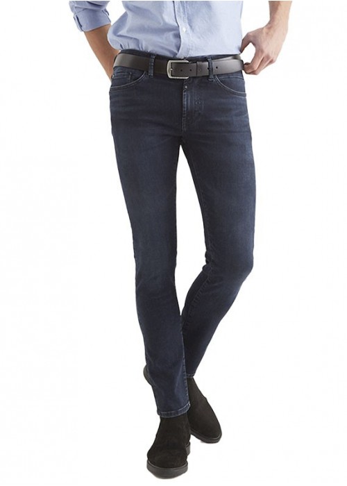 Leo Blue Black Skinny Jeans Herren