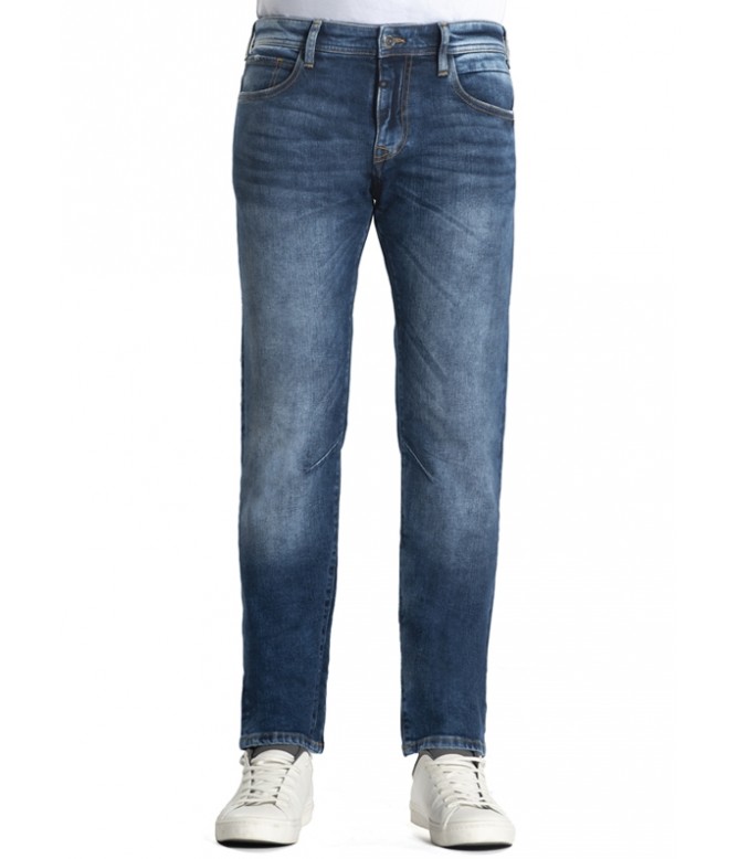 Alex Medium Vintage Blue Straight Jeans