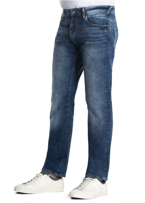 Alex Medium Vintage Blue Straight Jeans