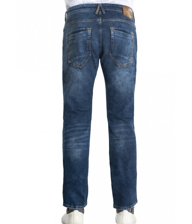 Alex Medium Vintage Blue Straight Jeans