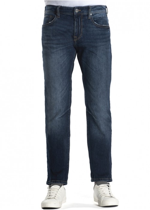 Alex Dark Blue Vintage Straight Jeans