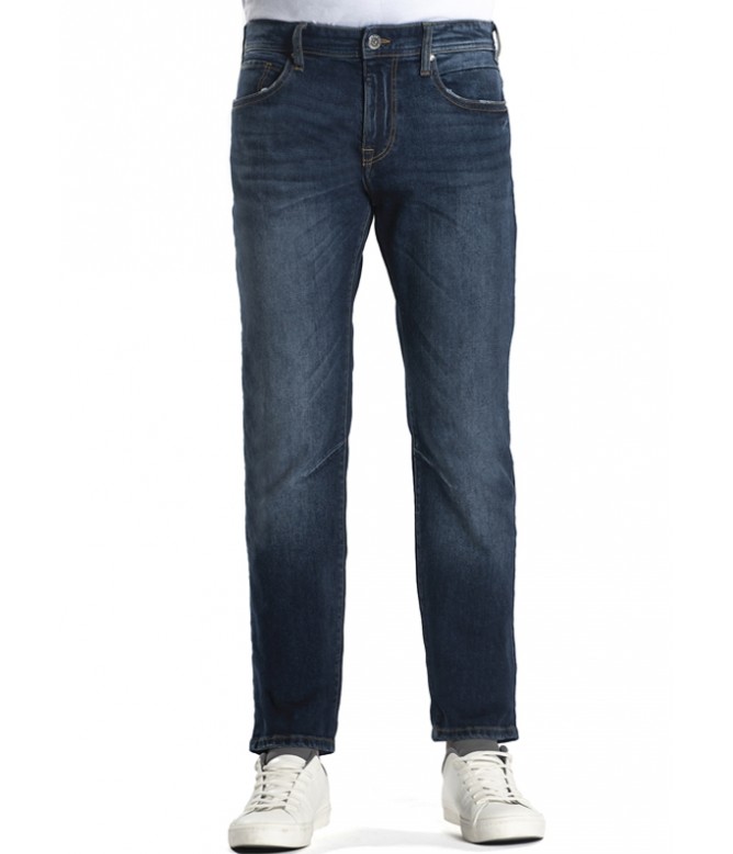 Alex Dark Blue Vintage Straight Jeans