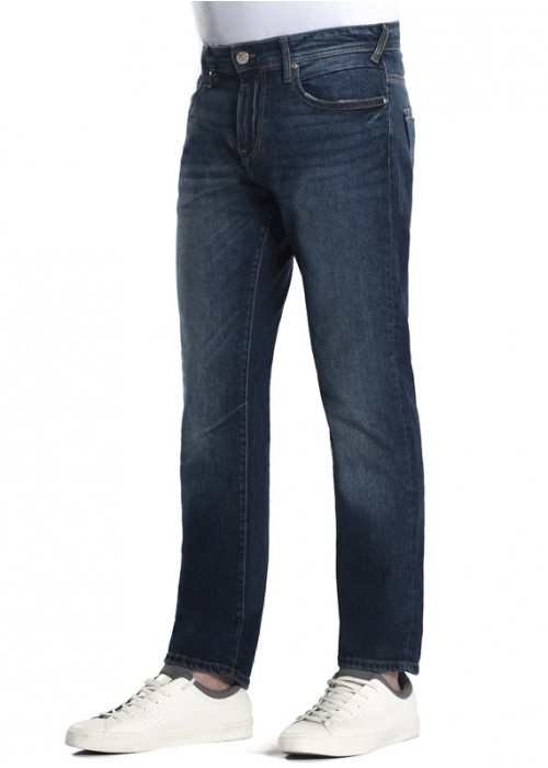 Alex Dark Blue Vintage Straight Jeans