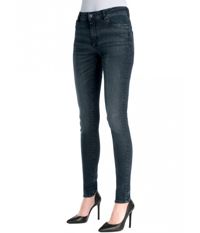 Emily Smoke Blue High Waist Jeans