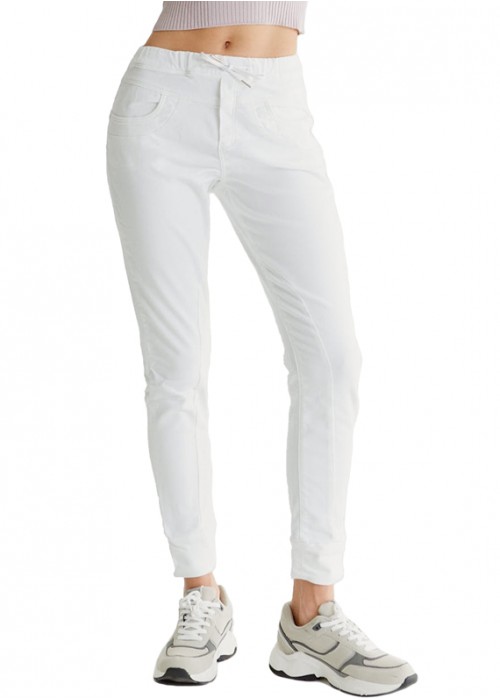Mila White Joggpants