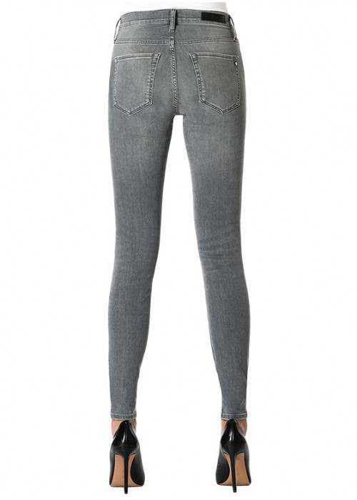 Sophia Dark Grey Vintage High Waist Jeans