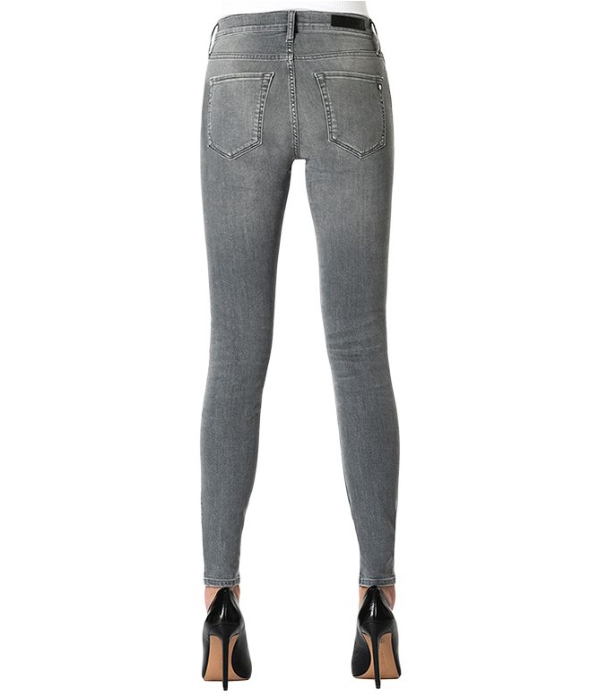 Sophia Dark Grey Vintage High Waist Jeans