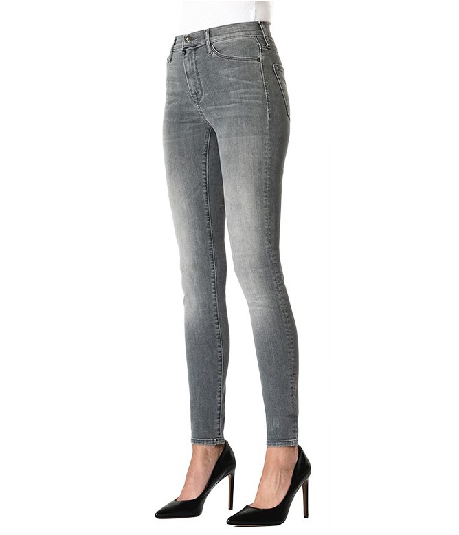 Sophia Dark Grey Vintage High Waist Jeans