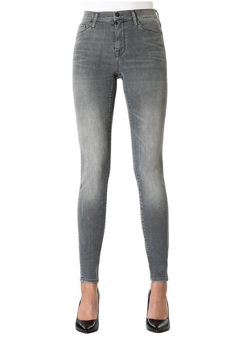 Sophia Dark Grey Vintage High Waist Jeans