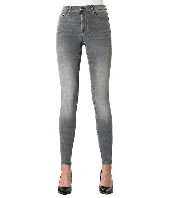 Sophia Dark Grey Vintage High Waist Jeans