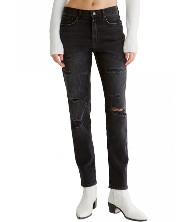 Lynn Black Vintage Destroyed COJ Jeans